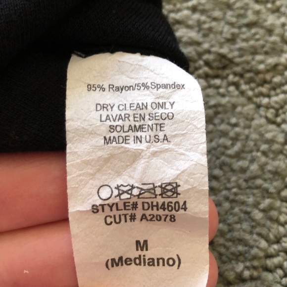 Black top/dress with low back - Picture 3 of 3